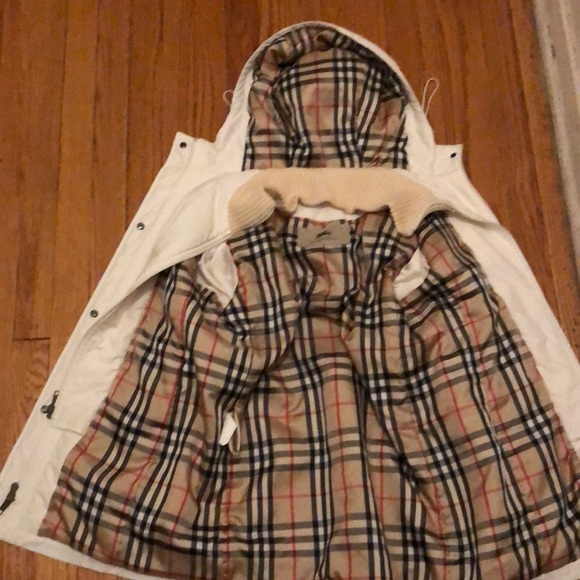 Burberry Jackets & Coats Authentic White Burberry Coat Poshmark